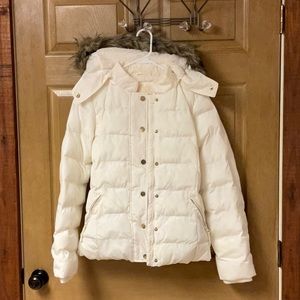 Girls Copper Key Fur Coat